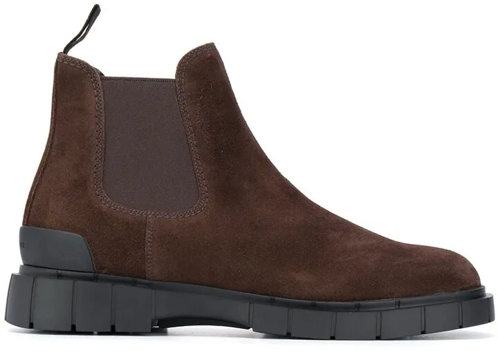 suede Chelsea boots