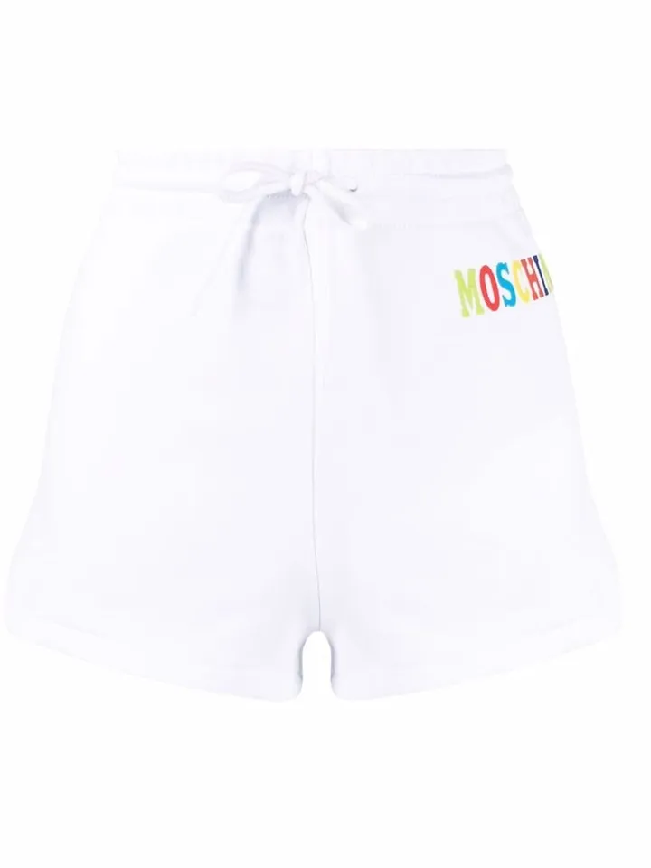 Logo-Print Organic Cotton Shorts