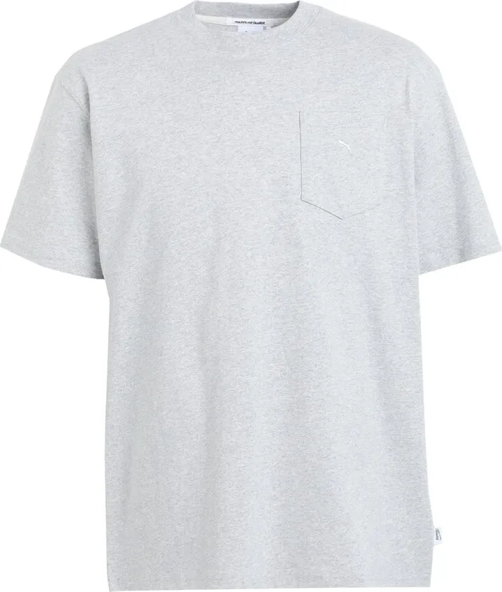 Mmq Pocket Tee T-shirt Light Grey