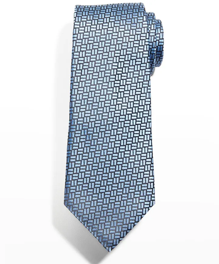 Men's Parquet Silk Tie