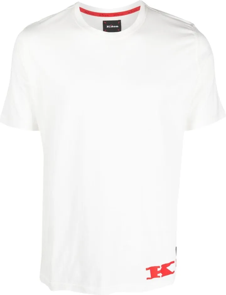logo-print cotton T-shirt