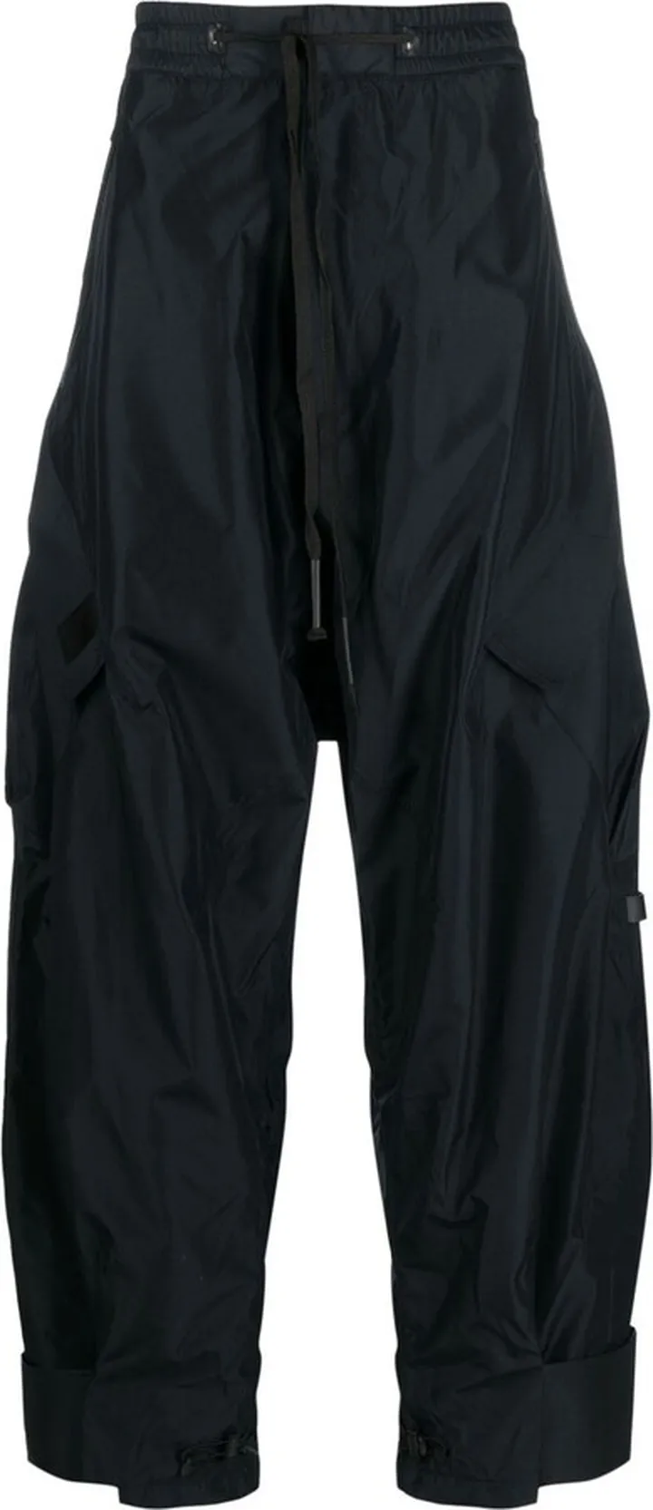 White 3L Cargo Wide-Leg Trousers