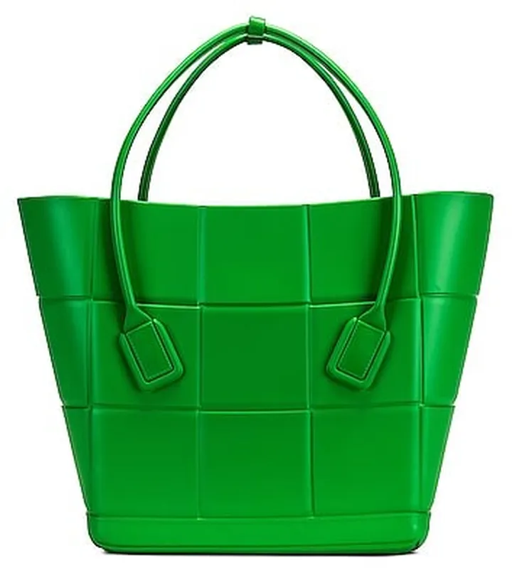 Bottega Veneta Medium Arco Shopping Tote Bag in Green