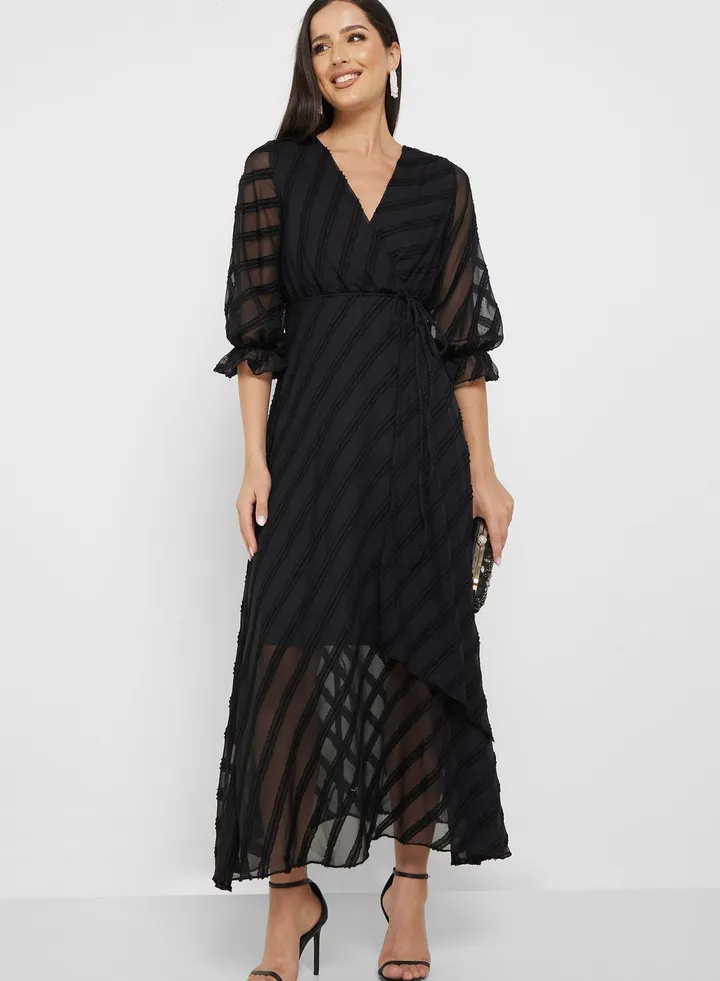 Belted Wrap Dress