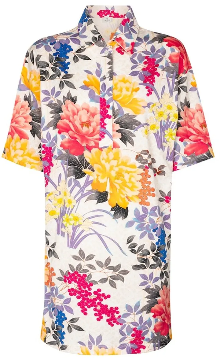 Floral cotton minidress