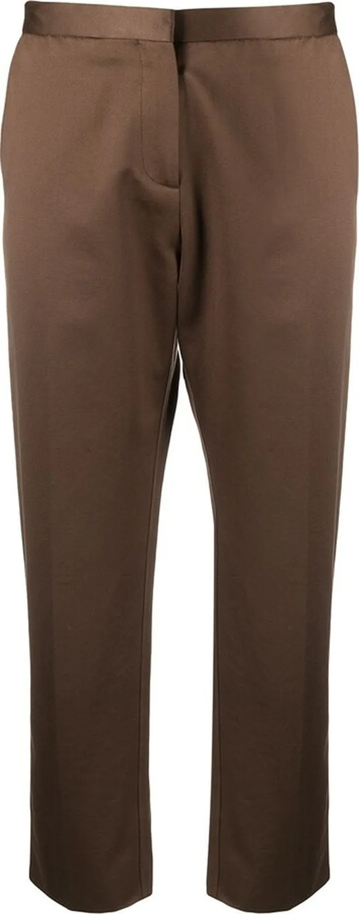 Cropped Cotton Trousers