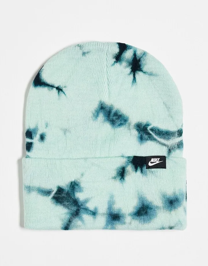 Nike tie-dye beanie in blue