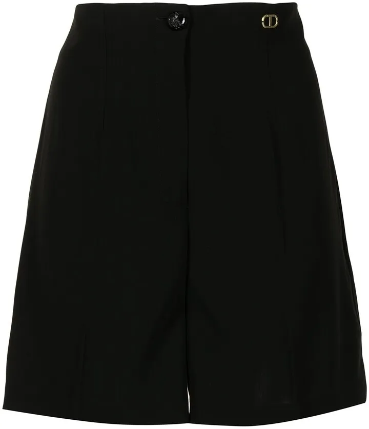 High-Waisted Tailored Shorts