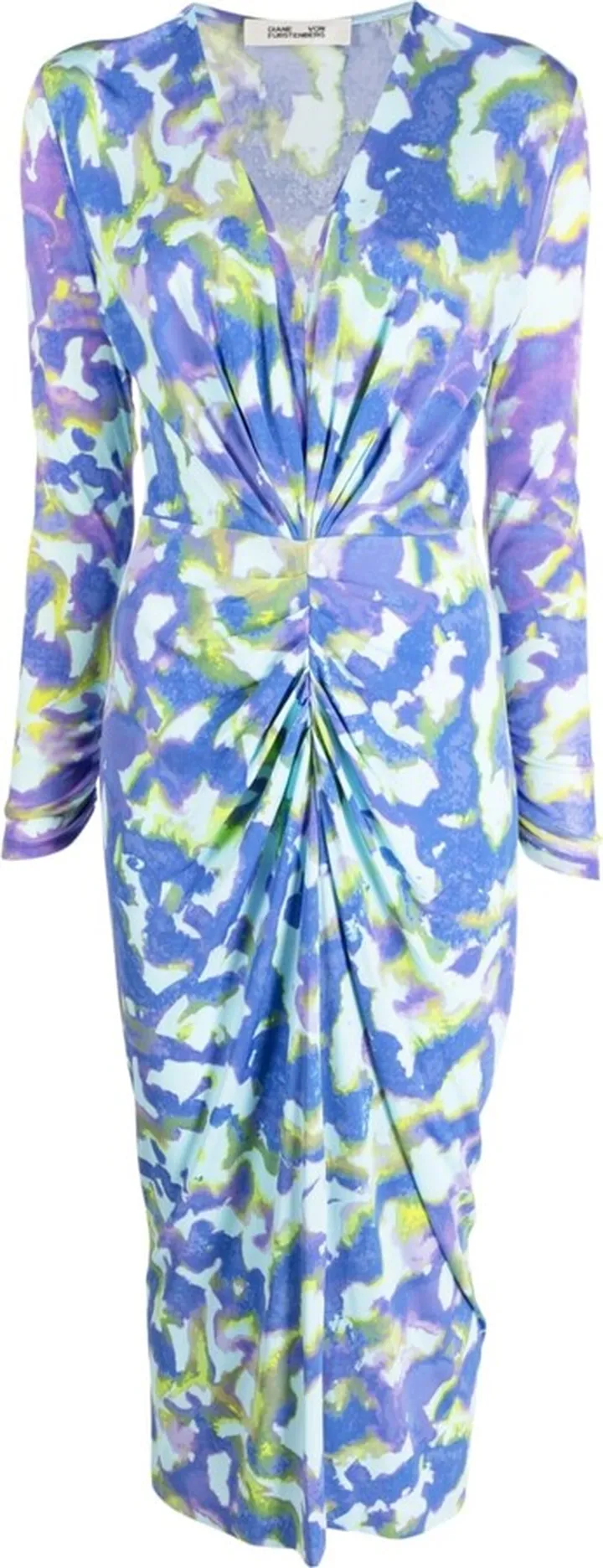 Graphic-Print Maxi Dress