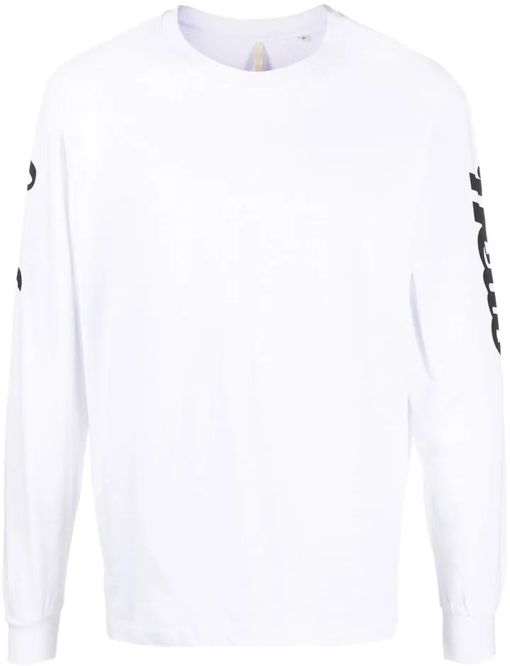 logo-print long-sleeved T-shirt