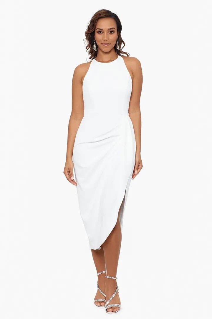Midi Halter Scuba Crepe Sarong