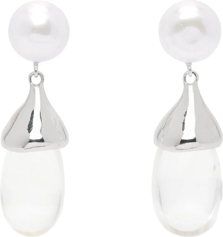 Sophie Buhai Silver Quartz Audrey Earrings