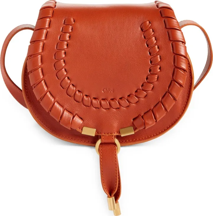 Marcie Whipstitch Leather Crossbody Bag
