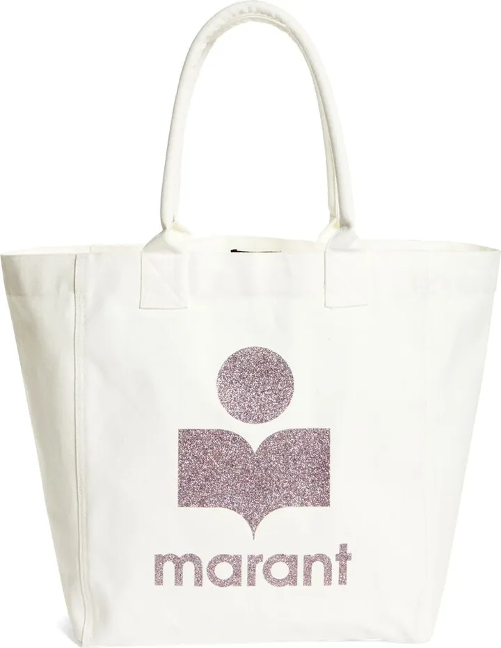Yenky Glitter Logo Canvas Tote