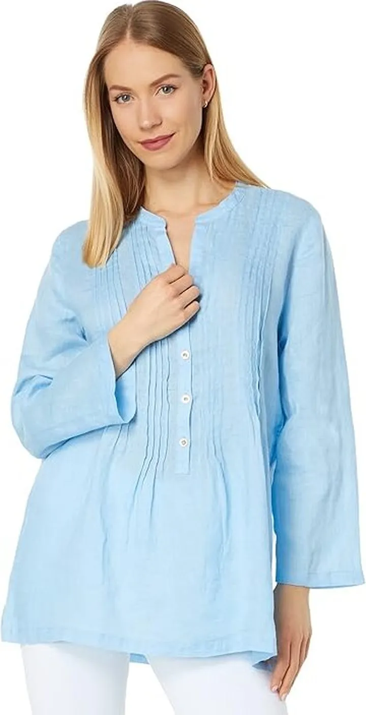 Lilly Pulitzer Sarasota Tunic (Frenchie Blue) Women's Blouse
