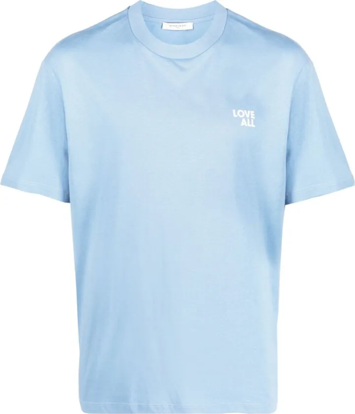 logo-print jersey T-shirt