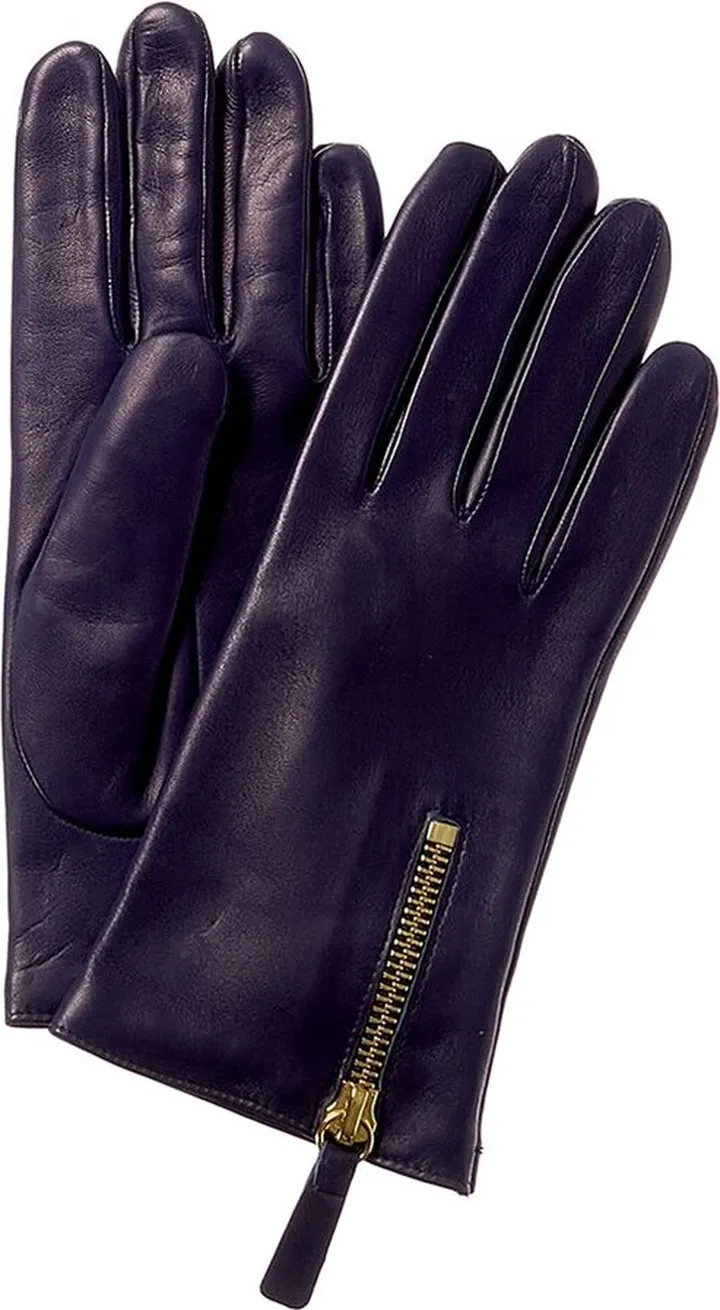 Portolano Zipper Leather Gloves