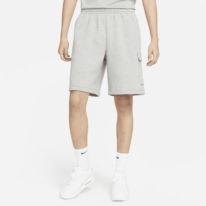 Men's Nike Sportswear Club Cargo Shorts in Grey