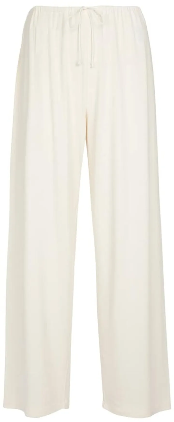 Wide-leg cropped sweatpants