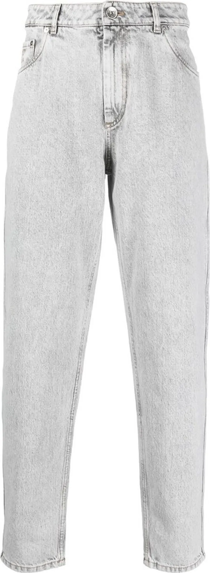 Tapered-Leg Jeans