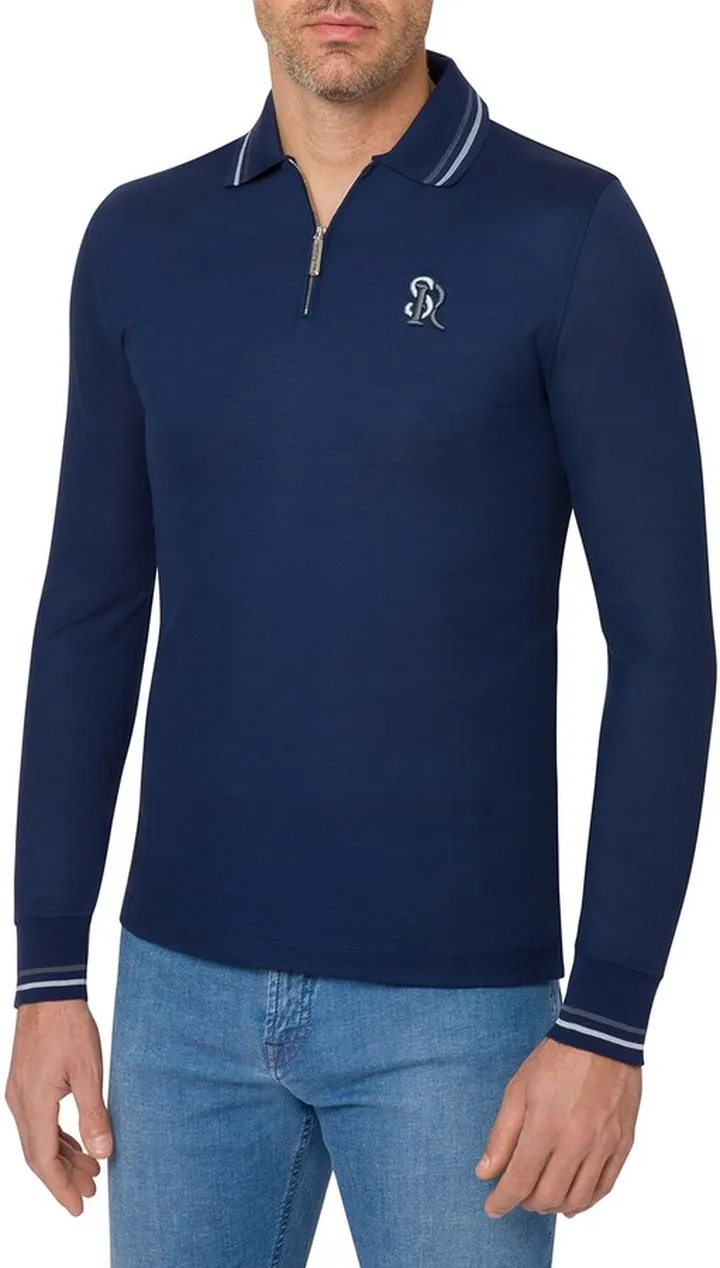 Men's Wool Quarter-Zip Sweater