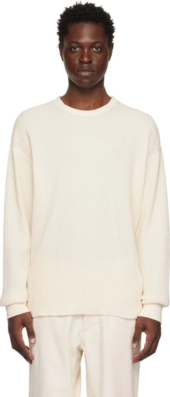 Nanamica Off-White Thermal Long Sleeve T-Shirt