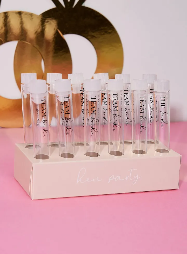 Shot Tube And Customisable Tray With Stickers