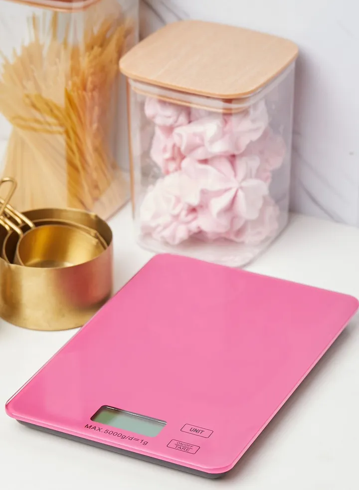 Zing Hot Pink Electronic Kitchen Scale