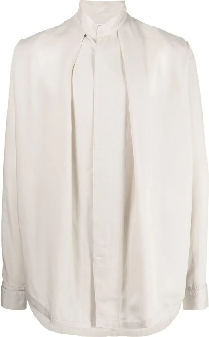 Gathered Crew Neck Shirt