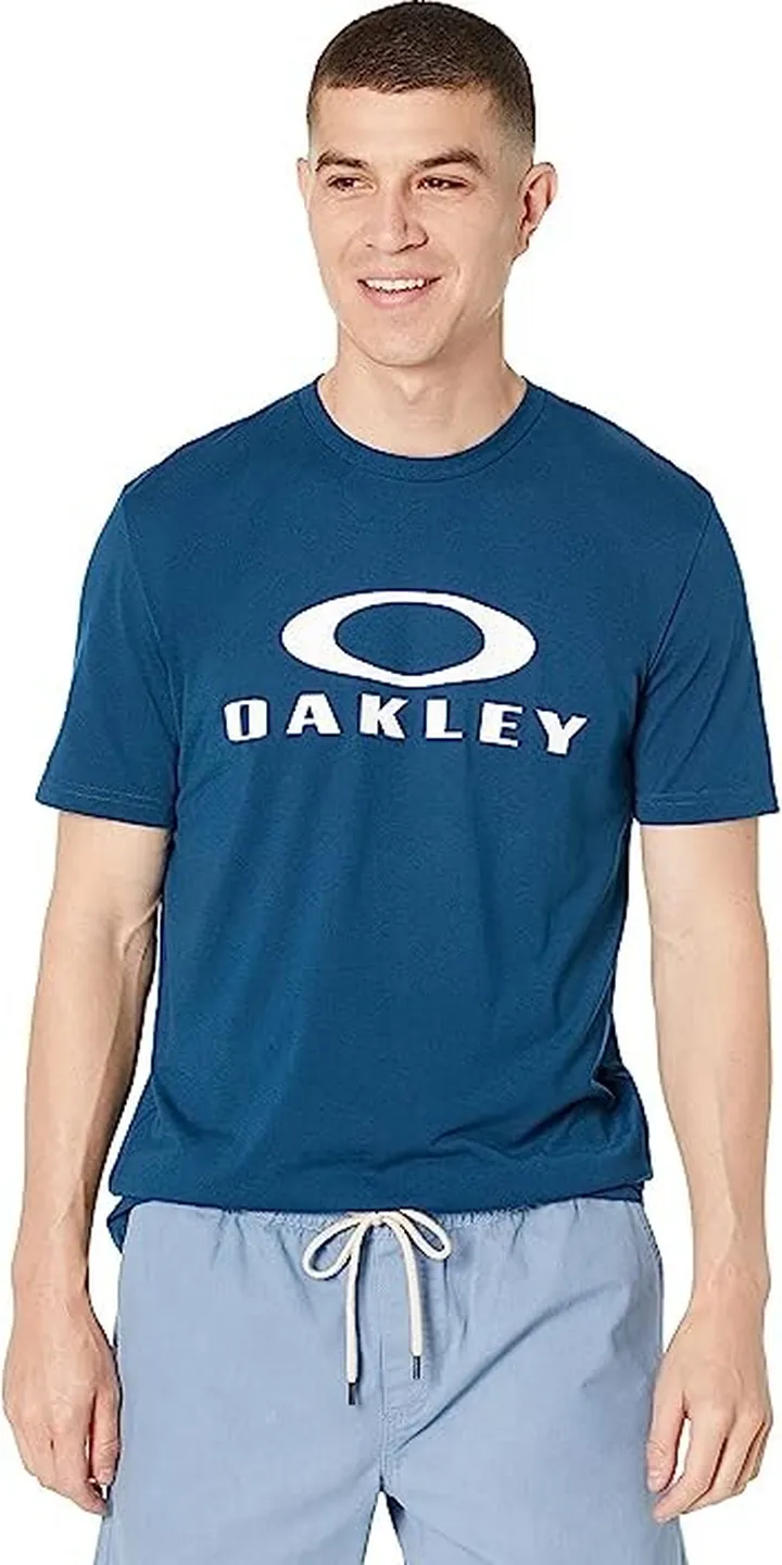 Oakley O Bark Short Sleeve Tee (Poseidon) Men's Clothing