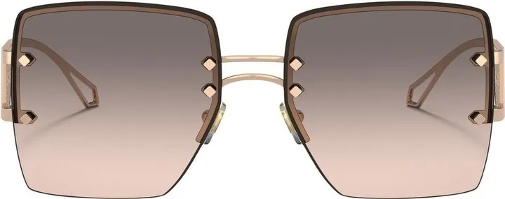 Square-Frame Tinted Sunglasses