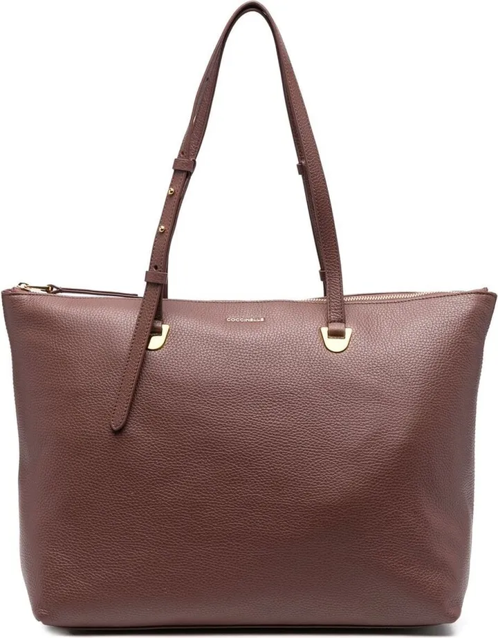 Pebbled Leather Tote Bag