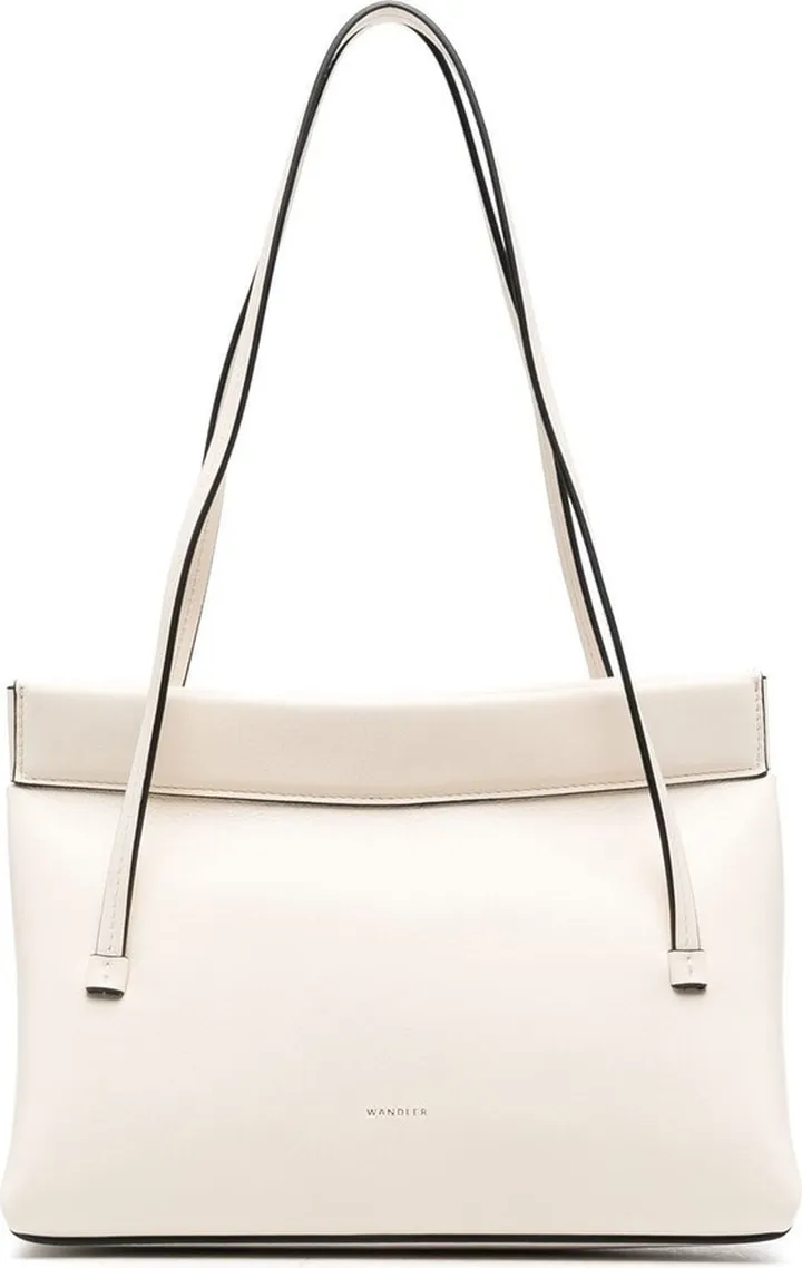 Joanna flat-handles tote bag