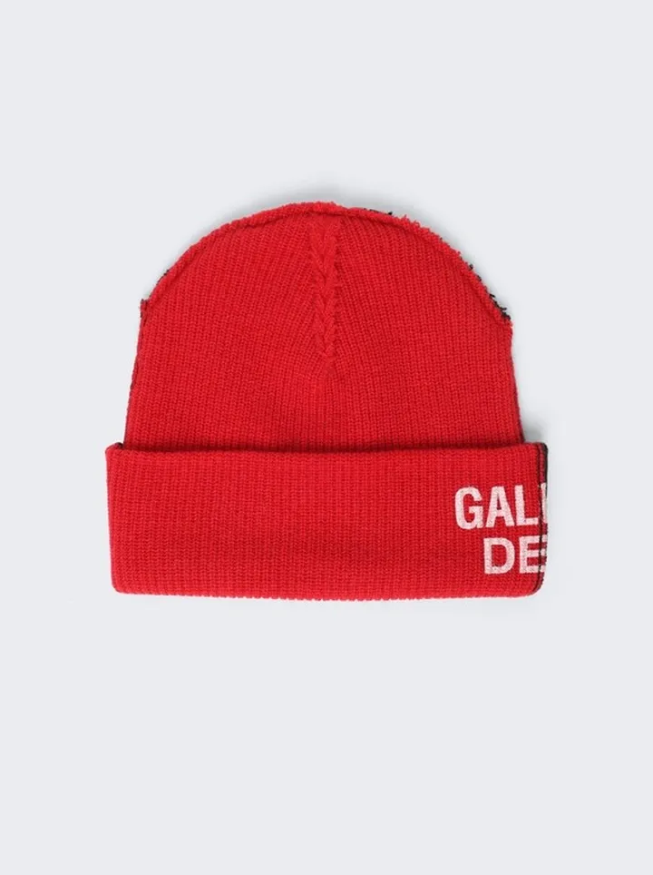Topanga Beanie Black And Red