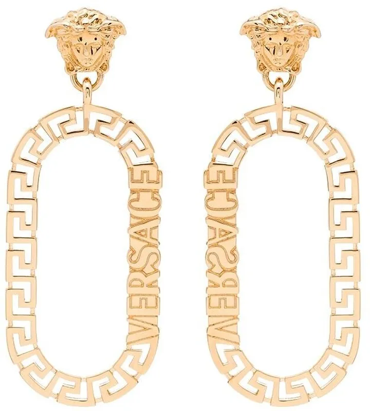 Medusa drop earrings