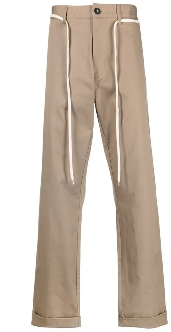 Lace-Belt Trousers