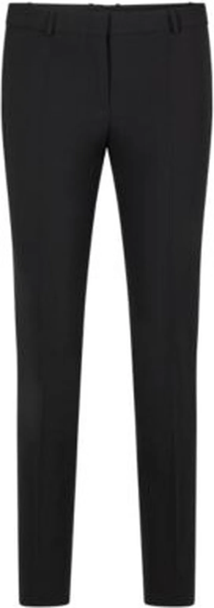 Cropped regular-fit trousers in Italian stretch virgin wool