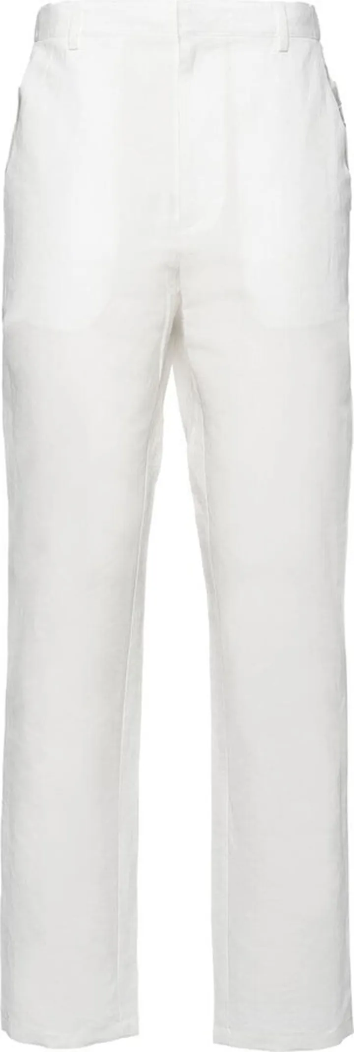 Straight-Leg Linen Trousers