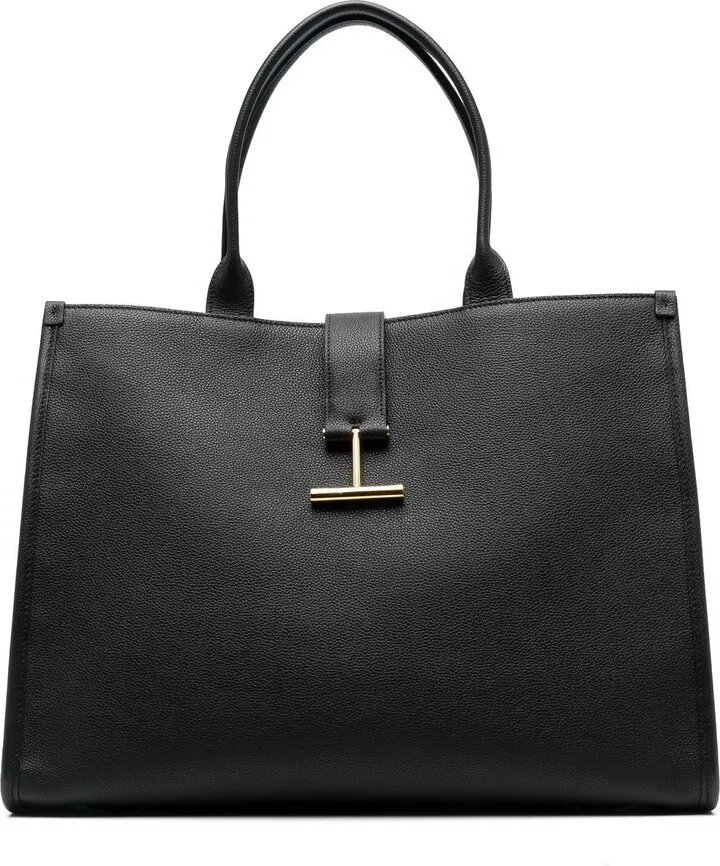 Tara leather tote bag