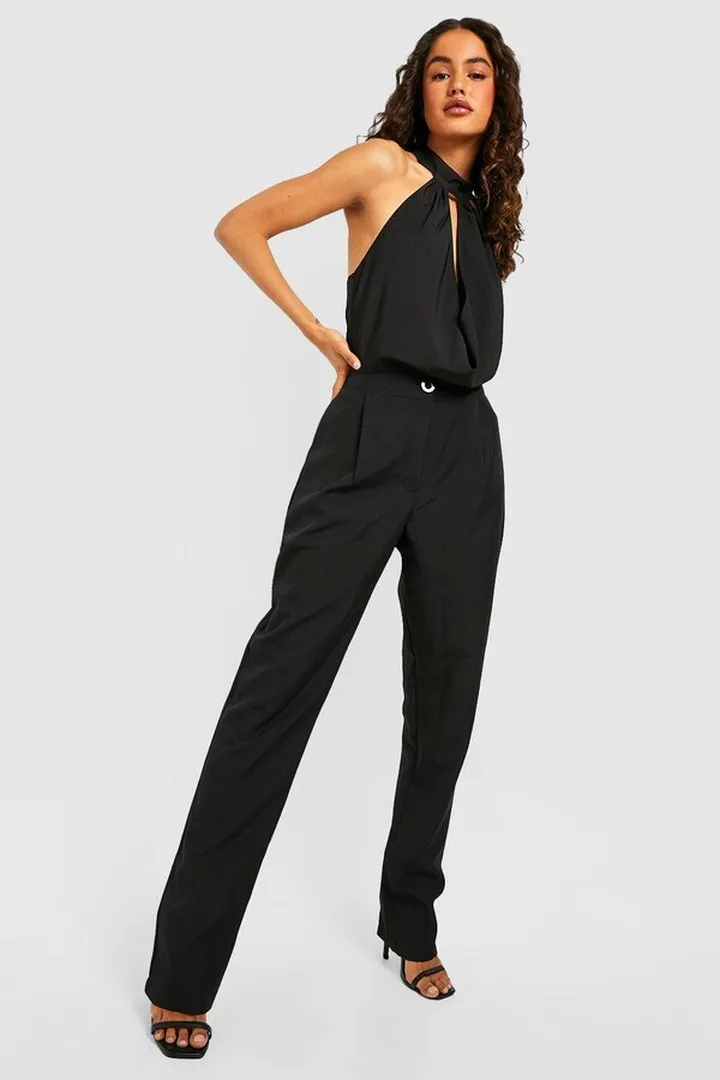 Straight Leg Darted Pants
