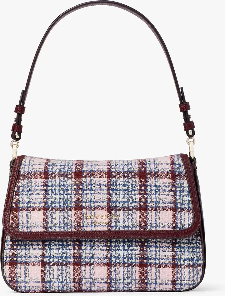 Kate Spade Hudson Tweed Medium Convertible Shoulder Bag