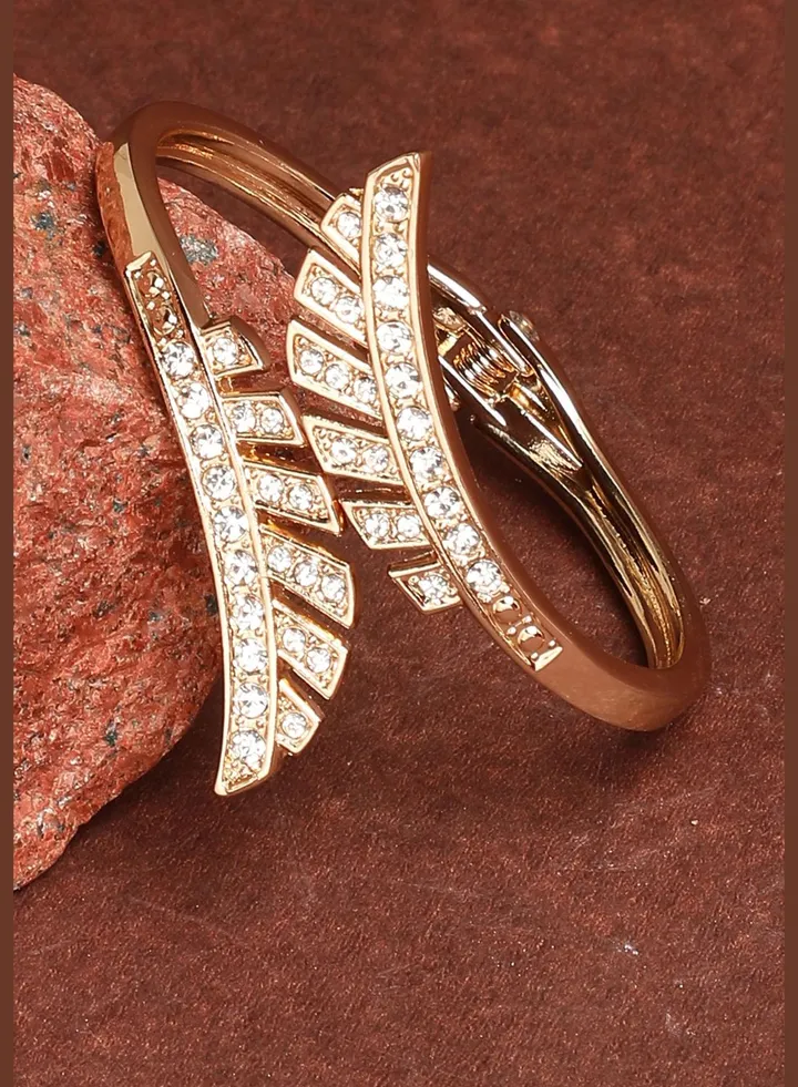 Gold Plated Designer Stone Bracelet