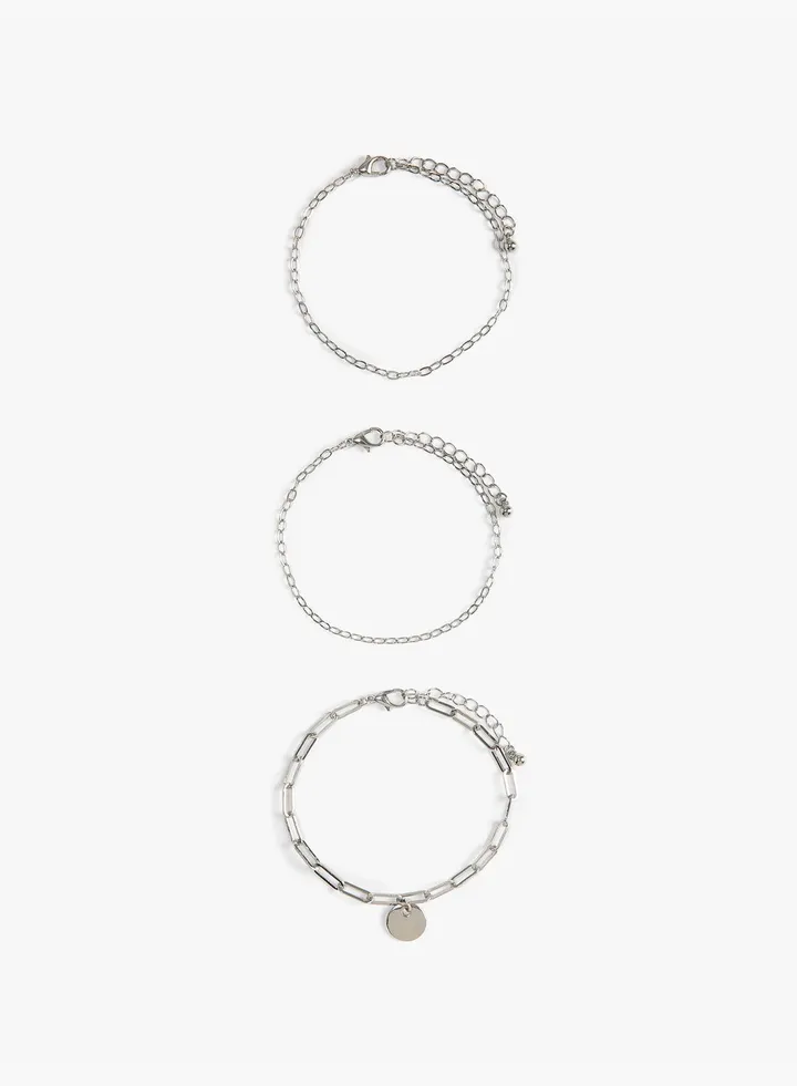 3 Pack Beaded Bracelets Set