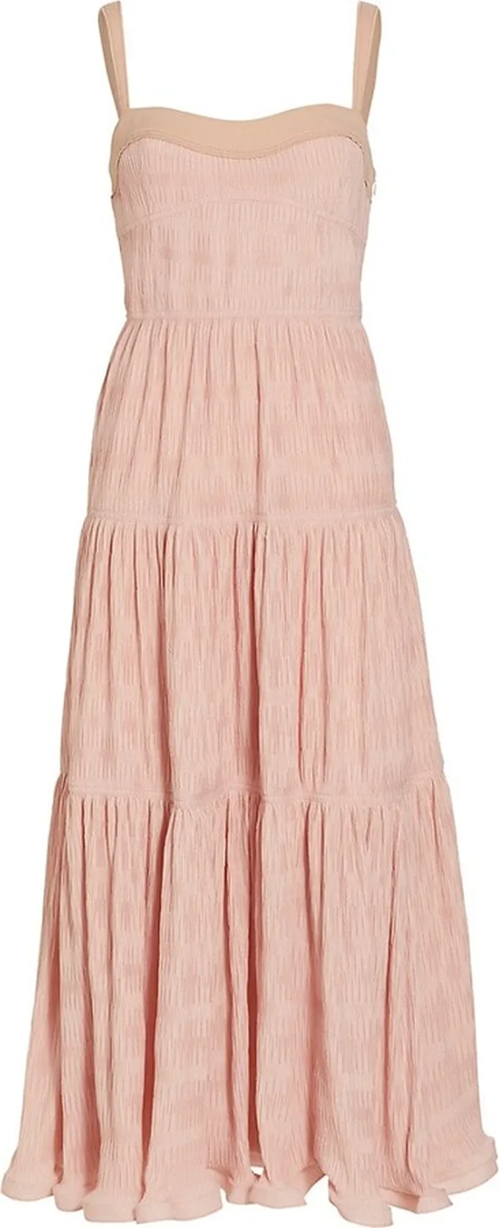 Celleste Plisse Knit Midi-Dress