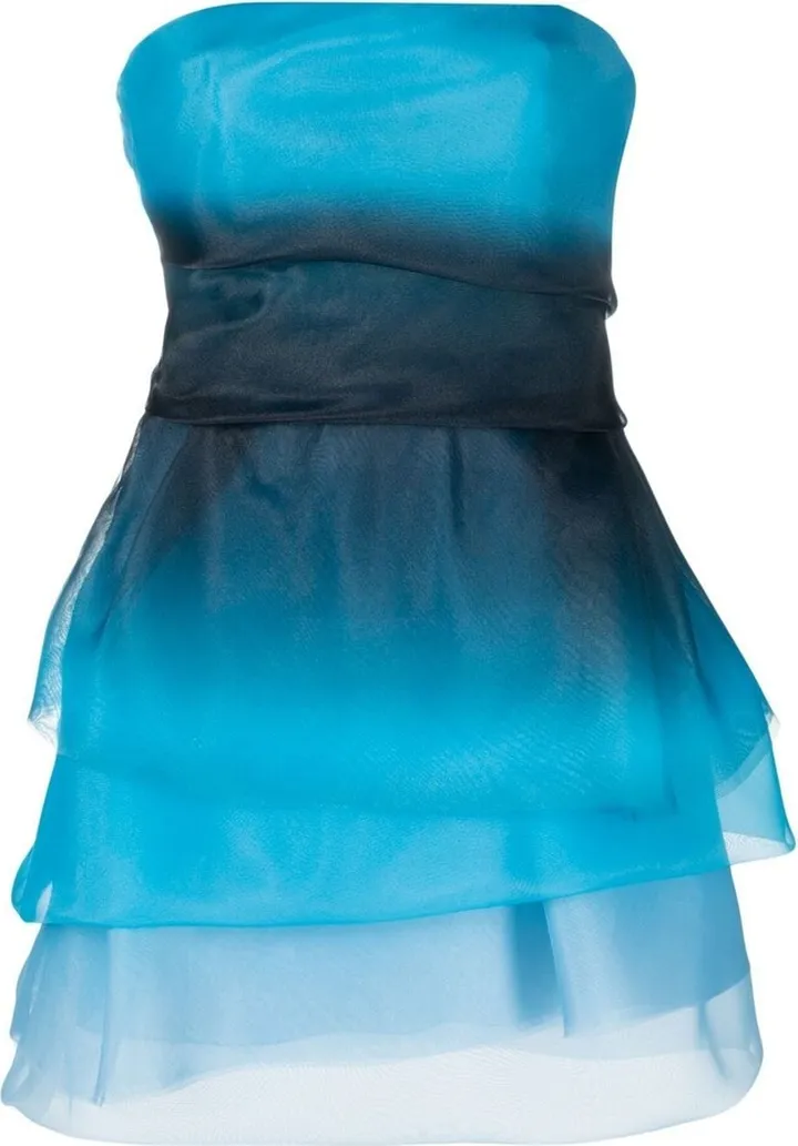 Off-Shoulder Tiered Minidress