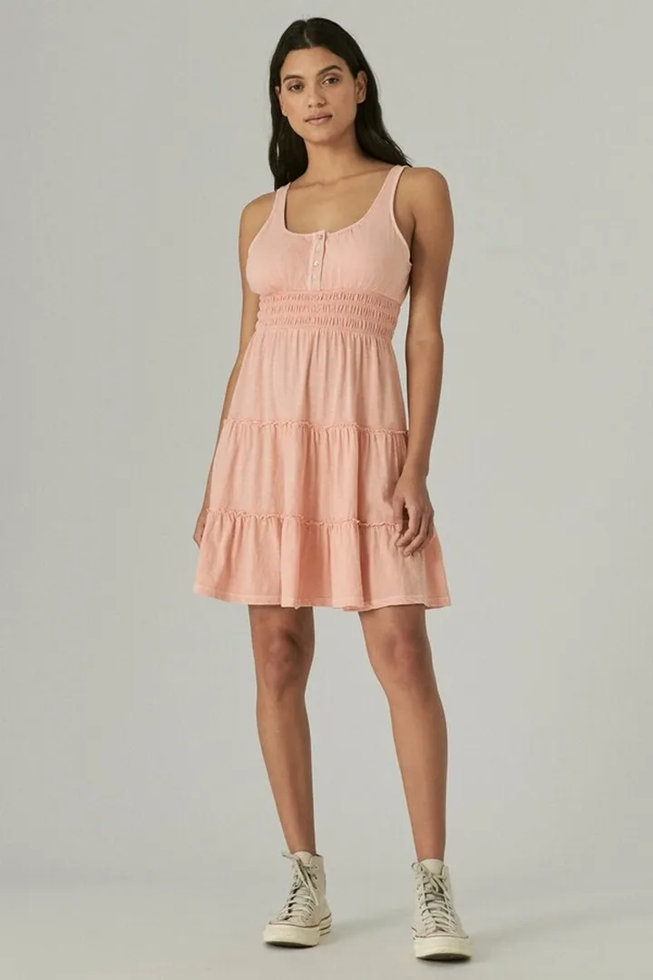 Tiered Knit Dress