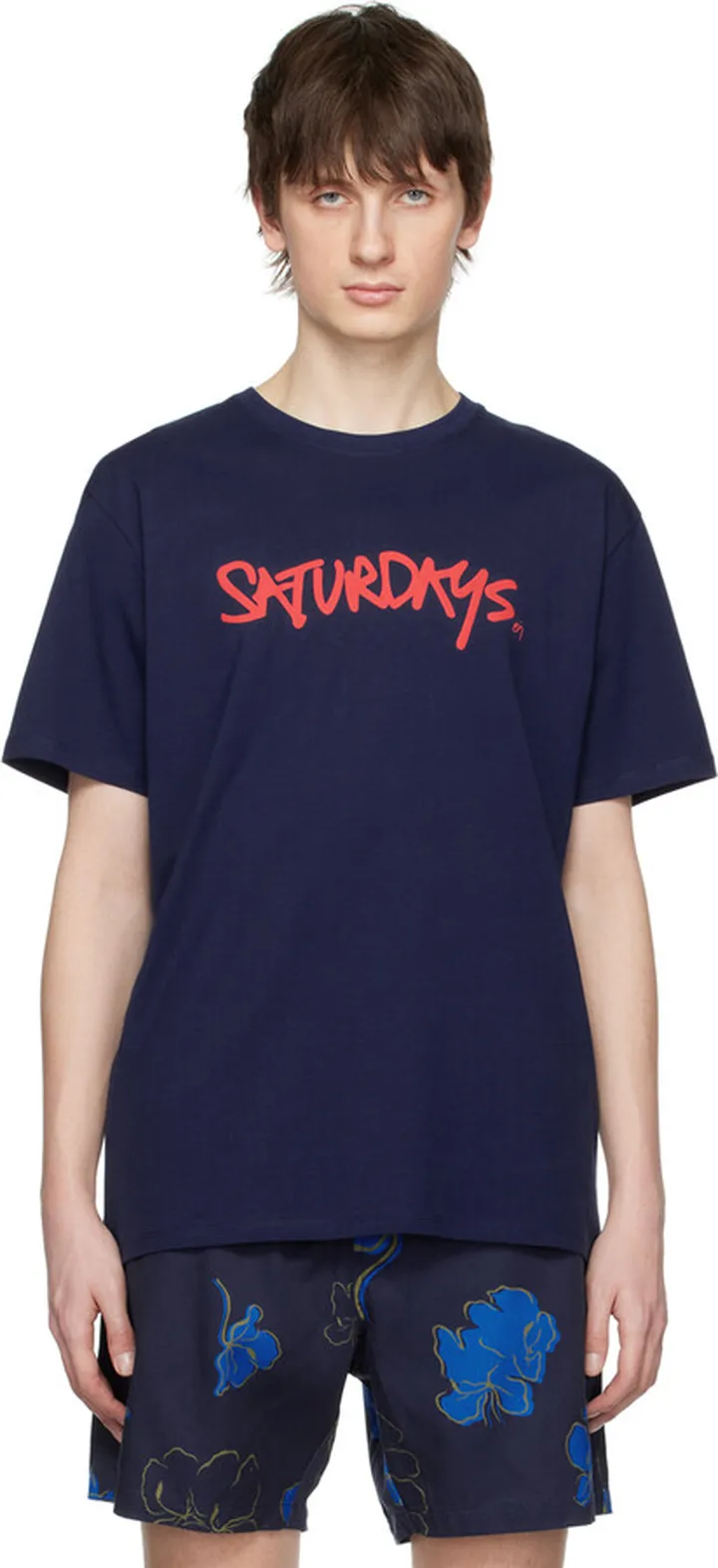 Saturdays NYC Blue Signature T-Shirt