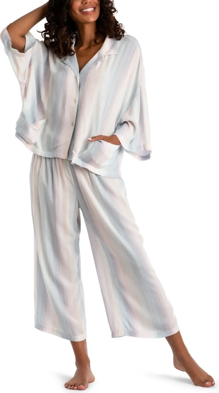 Midnight Bakery Women's Striped Pajama Set