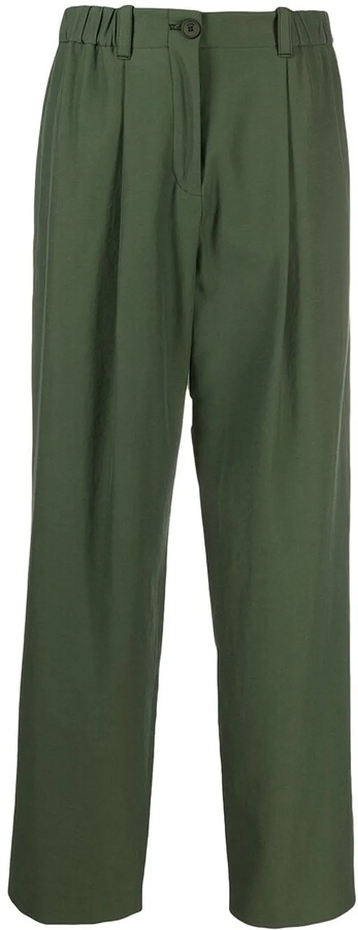 Cropped Tailored Trousers