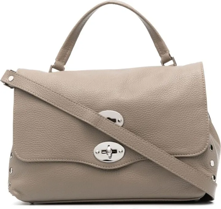 Daily leather tote bag